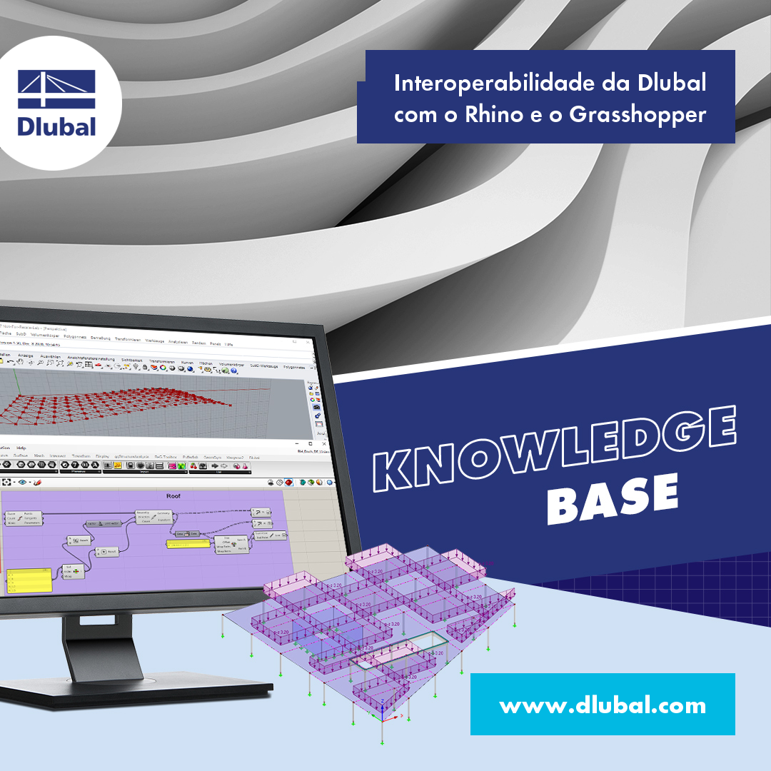 Interoperabilidade da Dlubal \n com o Rhino e o Grasshopper