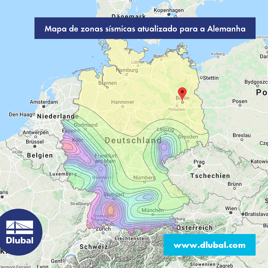 Mapa de zonas sísmicas atualizado para a Alemanha