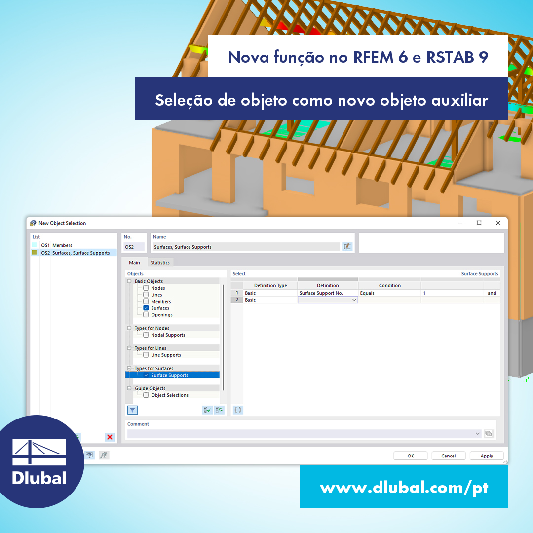 Nova função no RFEM 6 e RSTAB 9