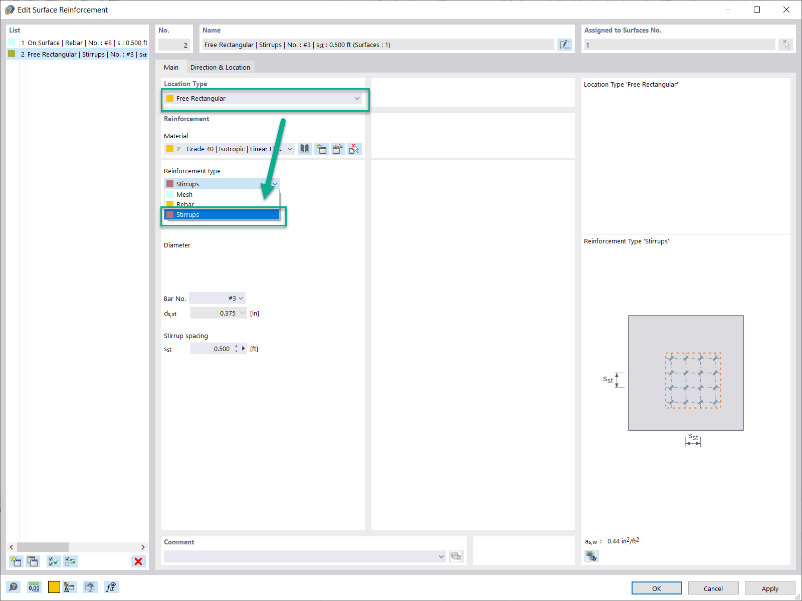 KB 001741 | Verificação ao punçoamento no RFEM 6 segundo as normas ACI 318-19 e CSA A23.3:19