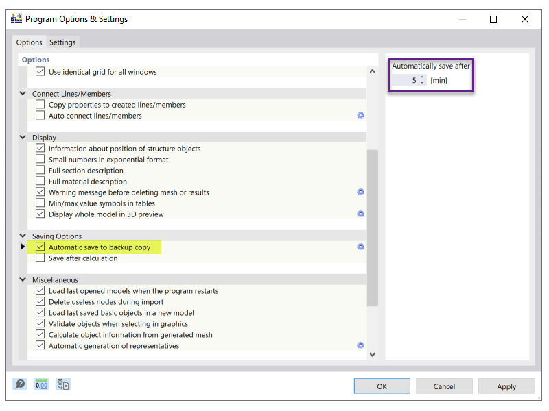 FAQ 005249 | Onde posso encontrar o ficheiro de backup no RFEM 6?