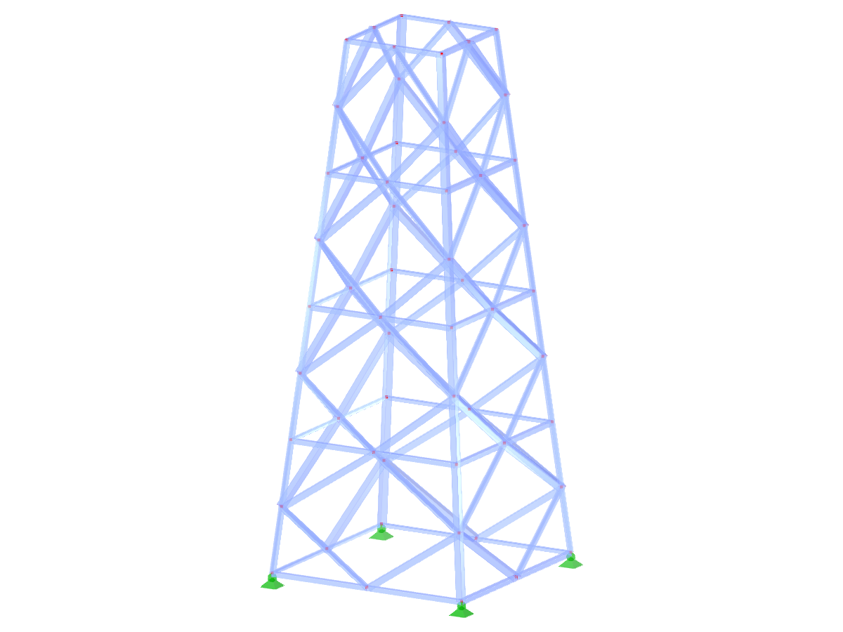 ID de modelo 2137 | TSR040 | Torre triangulada
