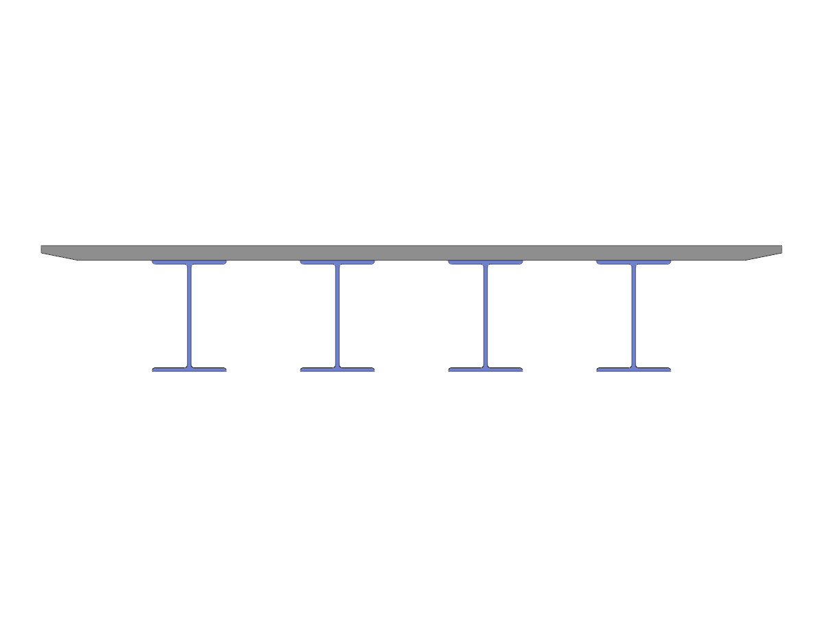 ID de modelo 3248 | SCB001 | Ponte composta de aço e betão