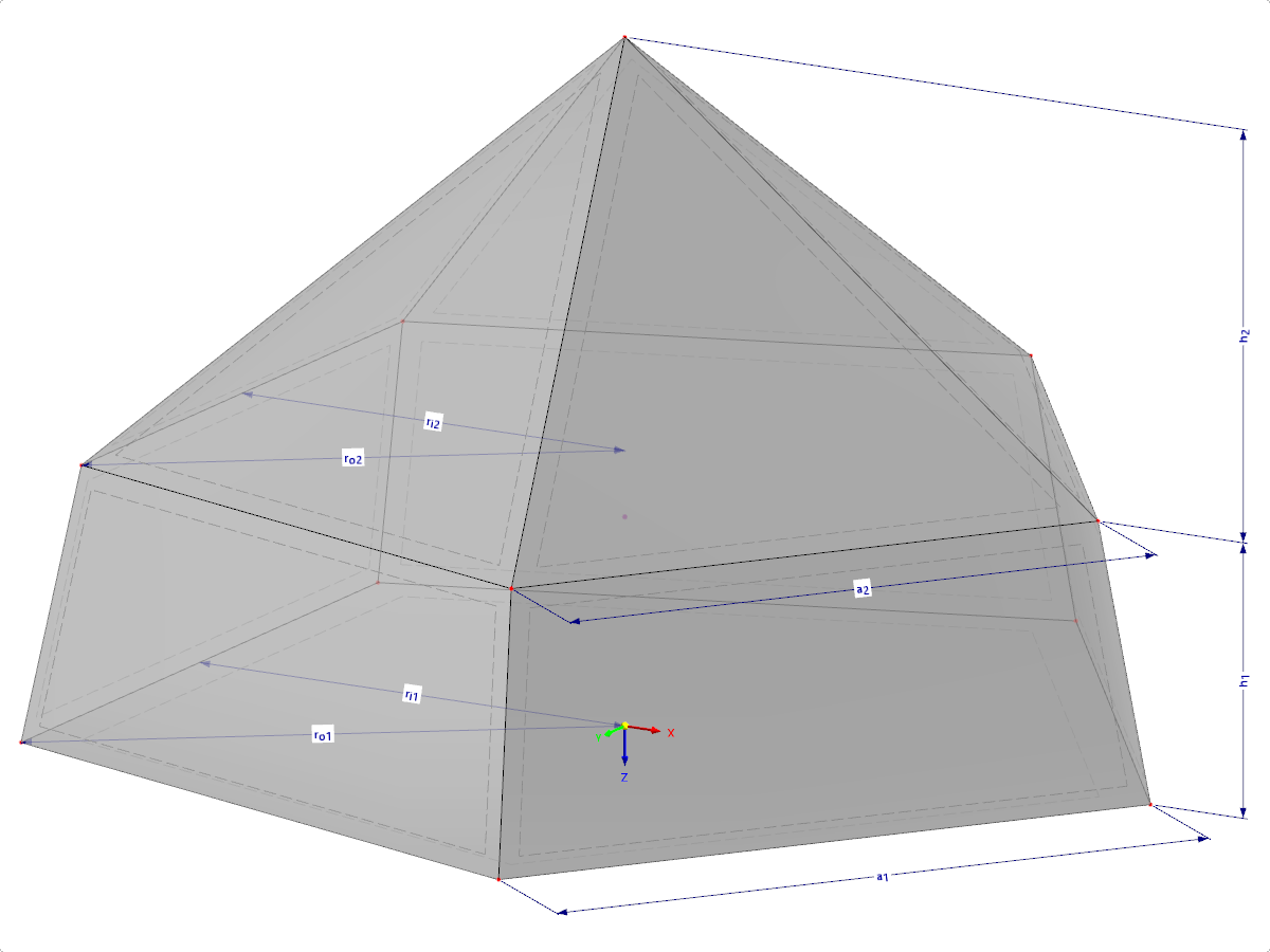 Modelo 002186 | SLD023 | Input via Length of Edge, Circumscribed Circle Radius, or Inscribed Circle Radius, with Parameters