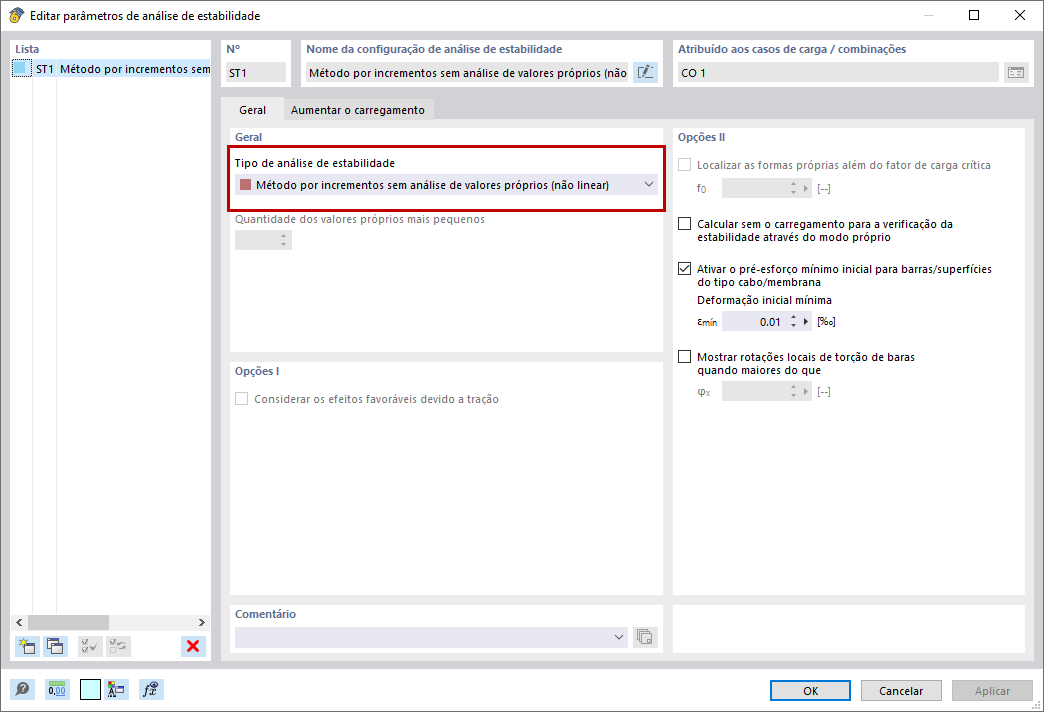 FAQ 005397 | Posso aumentar gradualmente a carga no RFEM 6 ou no RSTAB 9?