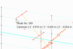 FAQ 005509 | Posso visualizar as coordenadas dos nós no modelo?