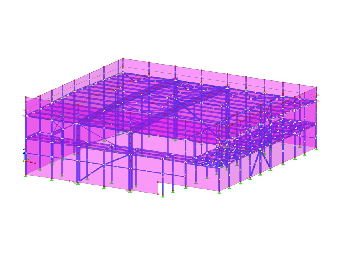 Modelo 004903 | Modelo de extensão de oficina industrial