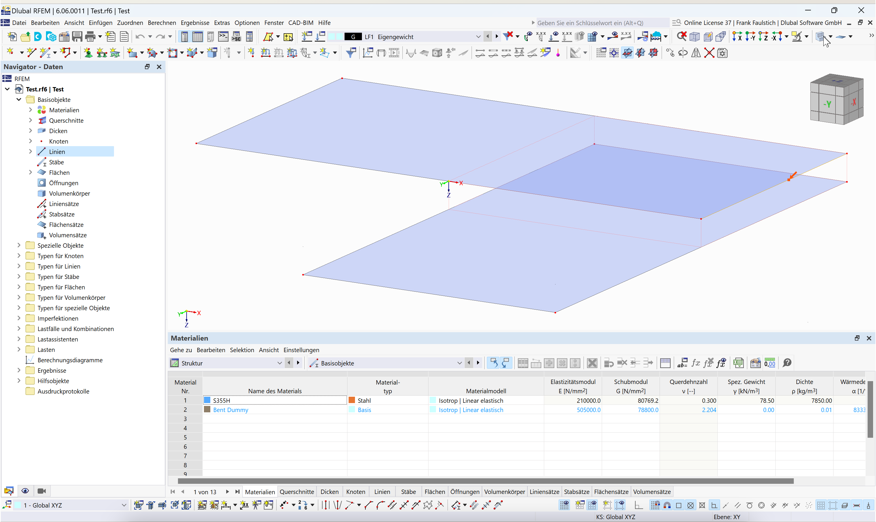 FAQ 005544 | Como é que encontro uma linha com um número específico no RFEM 6/RSTAB 9?