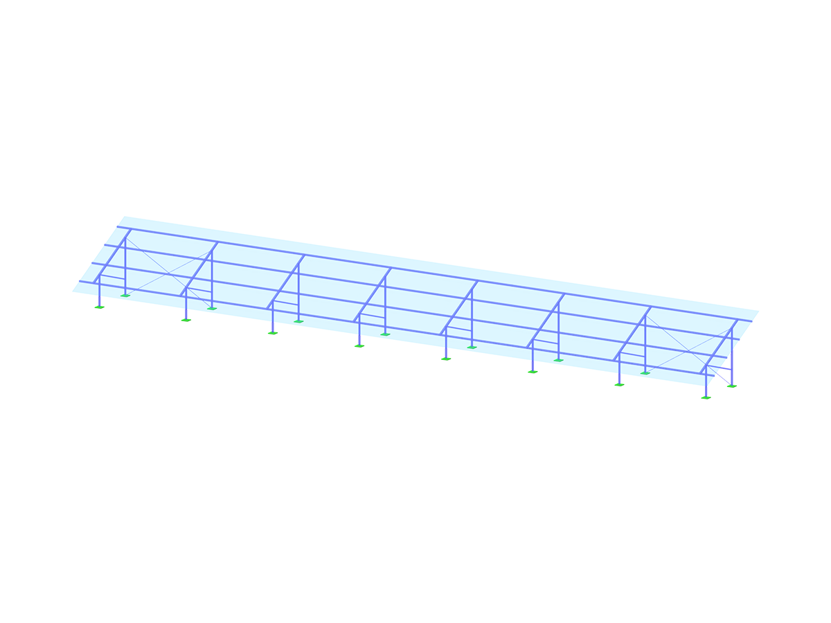 Suportes fixos de estrutura fotovoltaica