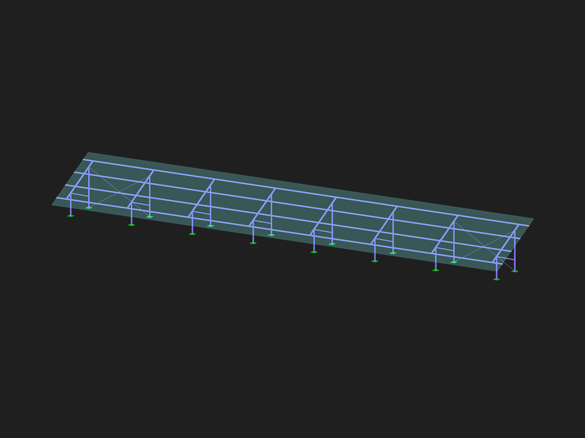 Suportes fixos de estrutura fotovoltaica