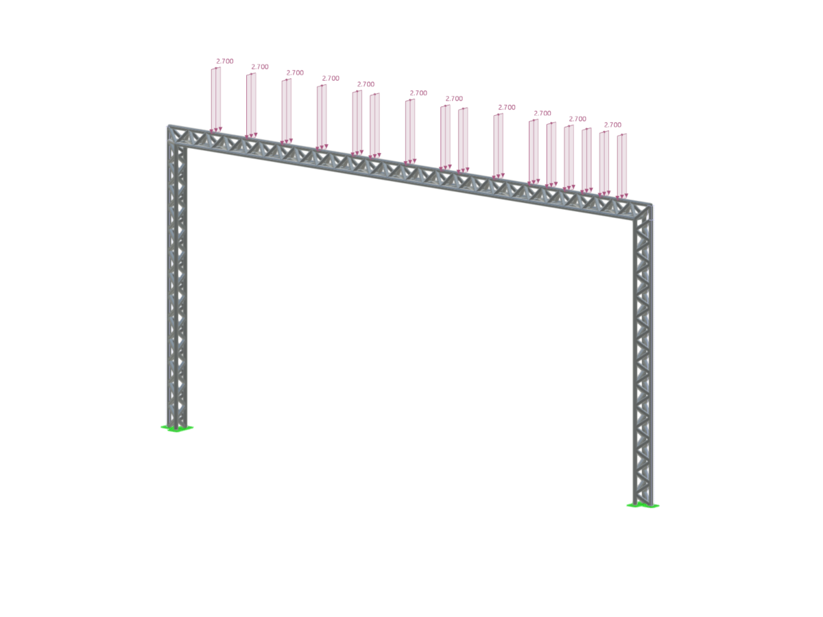 Modelo 004993| Treliça de palco em alumínio