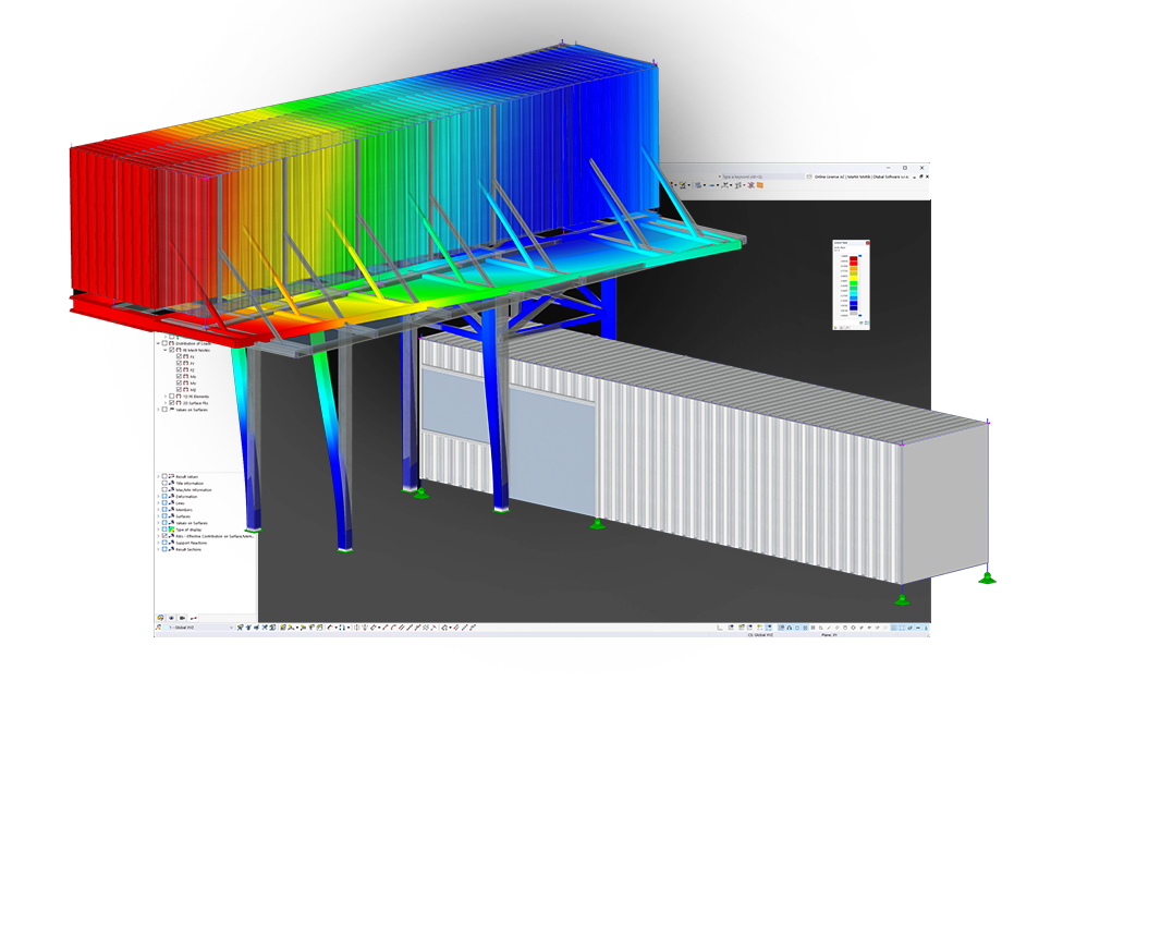 Análise pushover | Software de cálculo e design de estruturas | Modelo