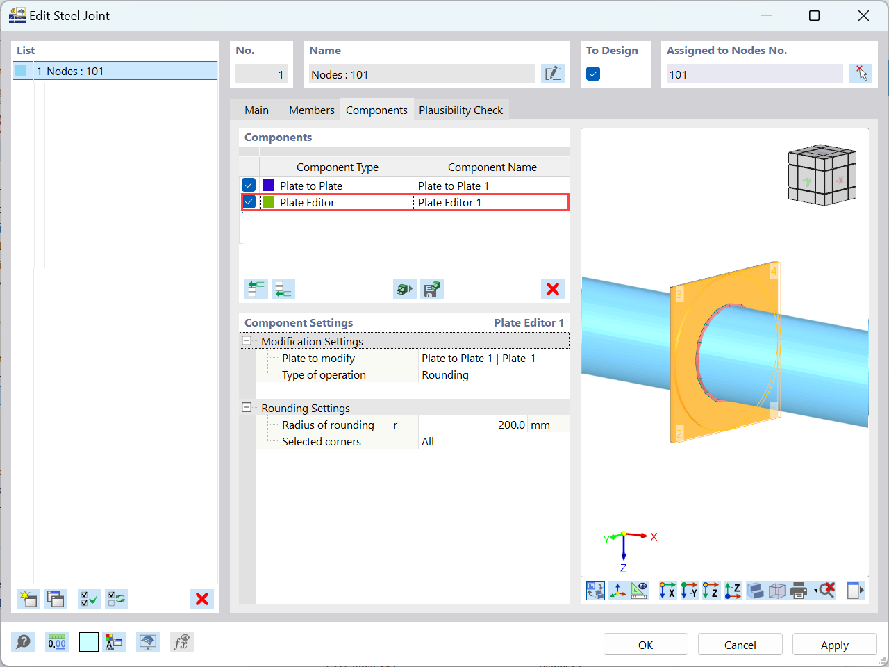 "Editor de placa 1": configuracao