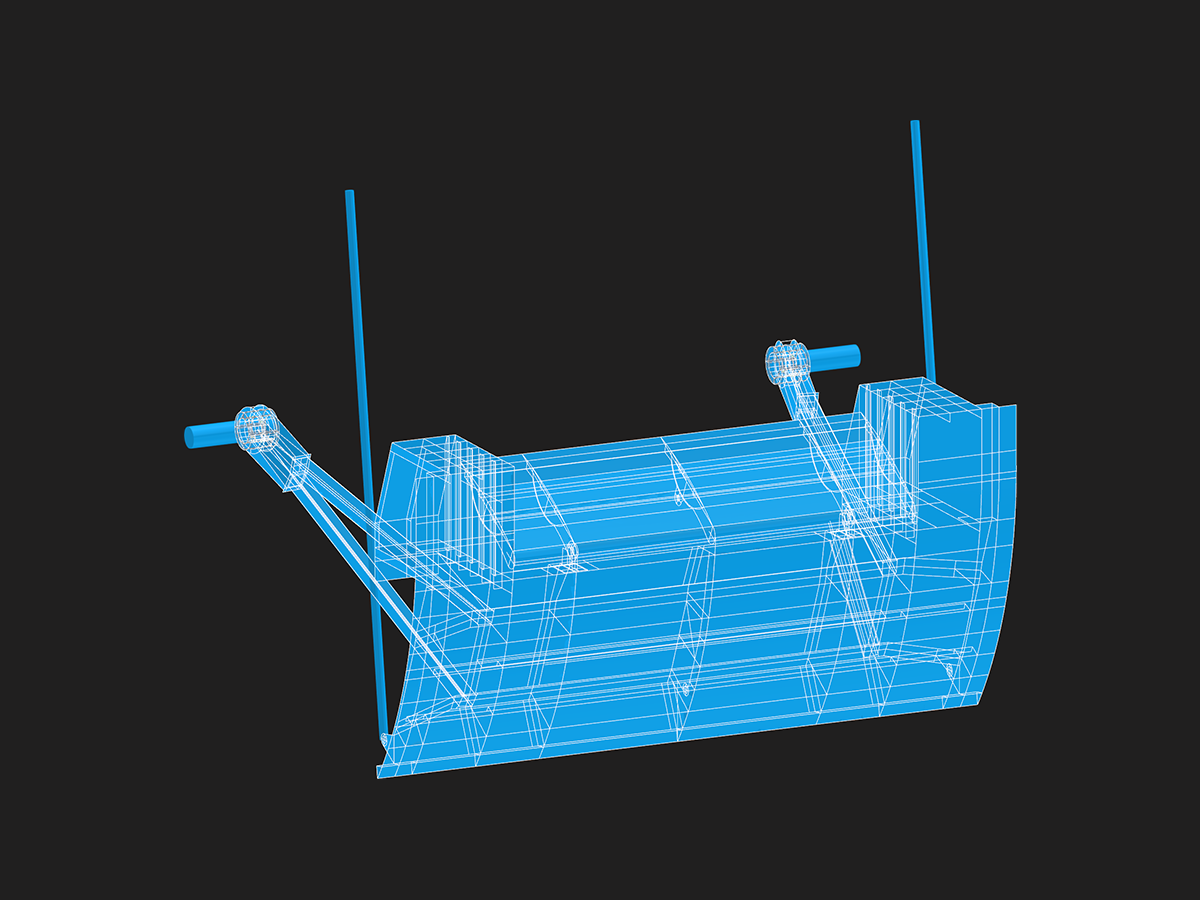 Comporta para elevador de barcos