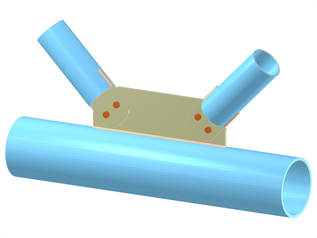 Modelo 005272 | Viga treliçada | Diagonais à corda