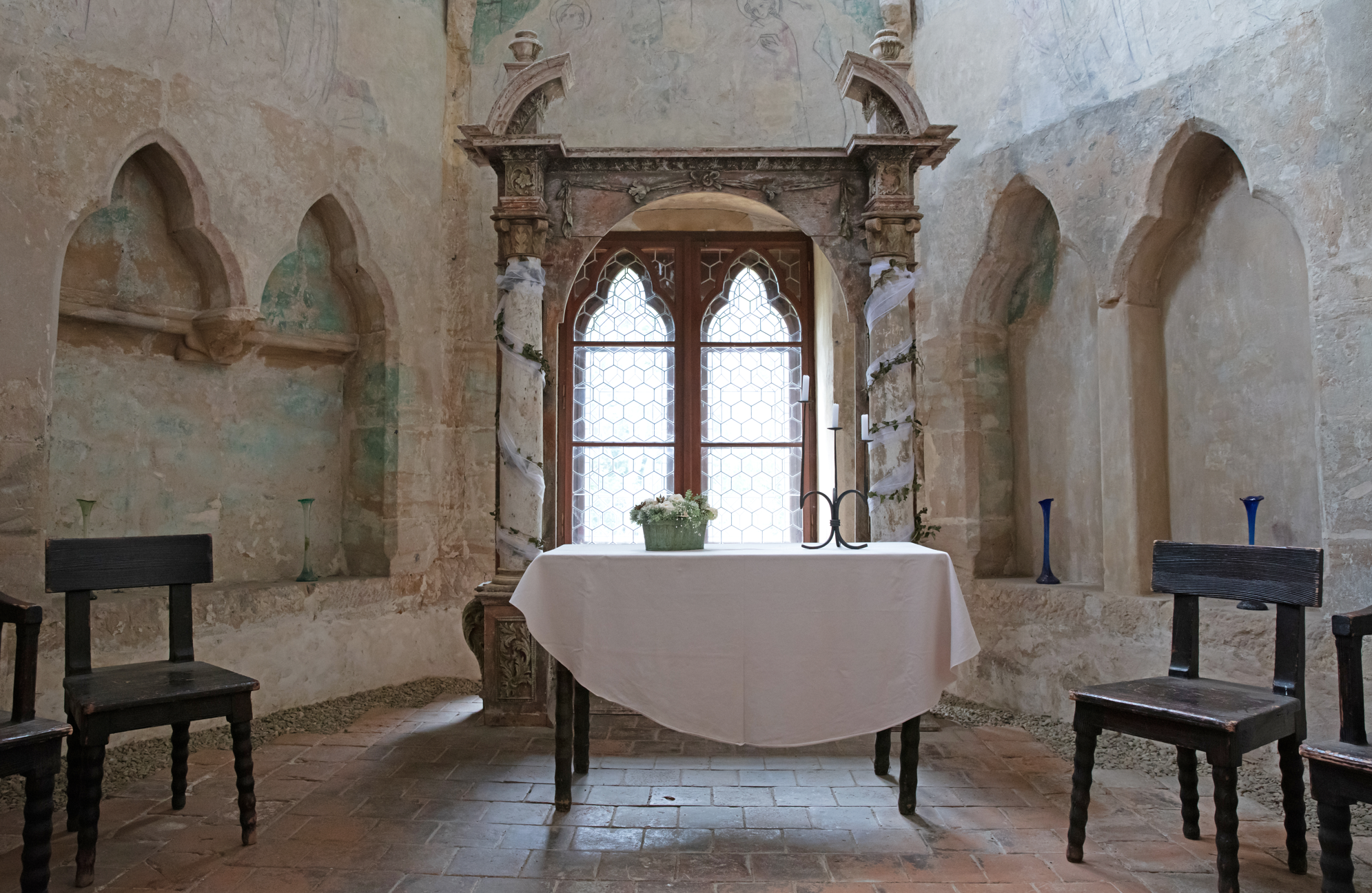 Decoração interior do lendário Castelo Houska (Foto: Shutterstock)