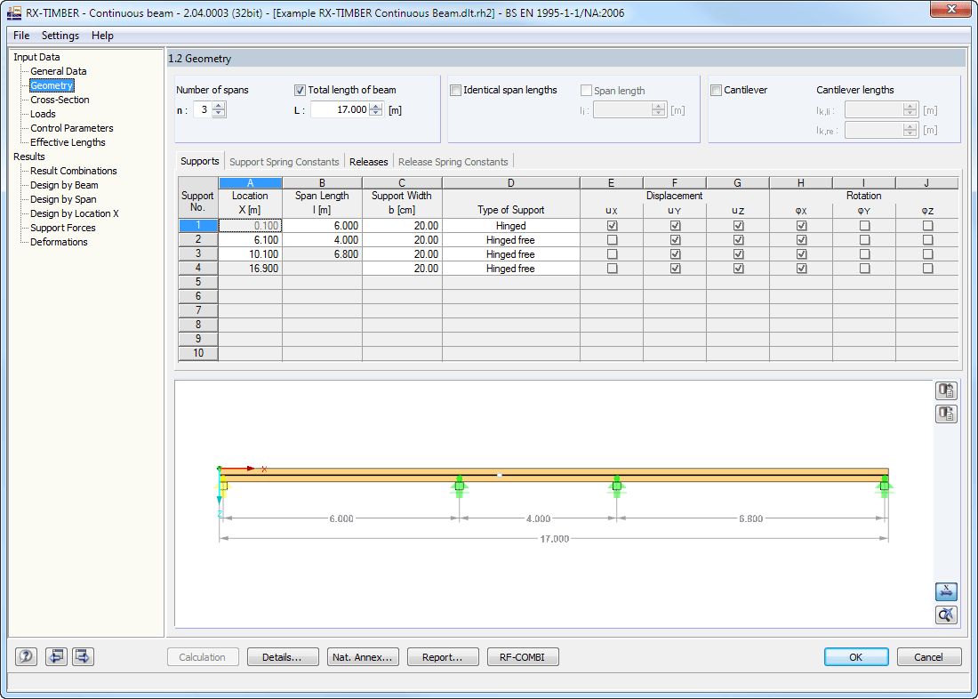 Окно 1.2 Геометрия