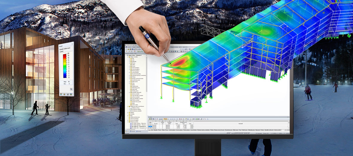 Finite-Elemente-Berechnungen mit Statiksoftware RFEM