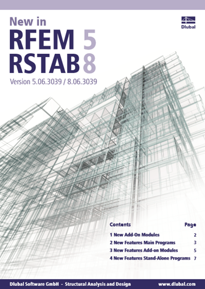 Neuheiten in RFEM 5 und RSTAB 8