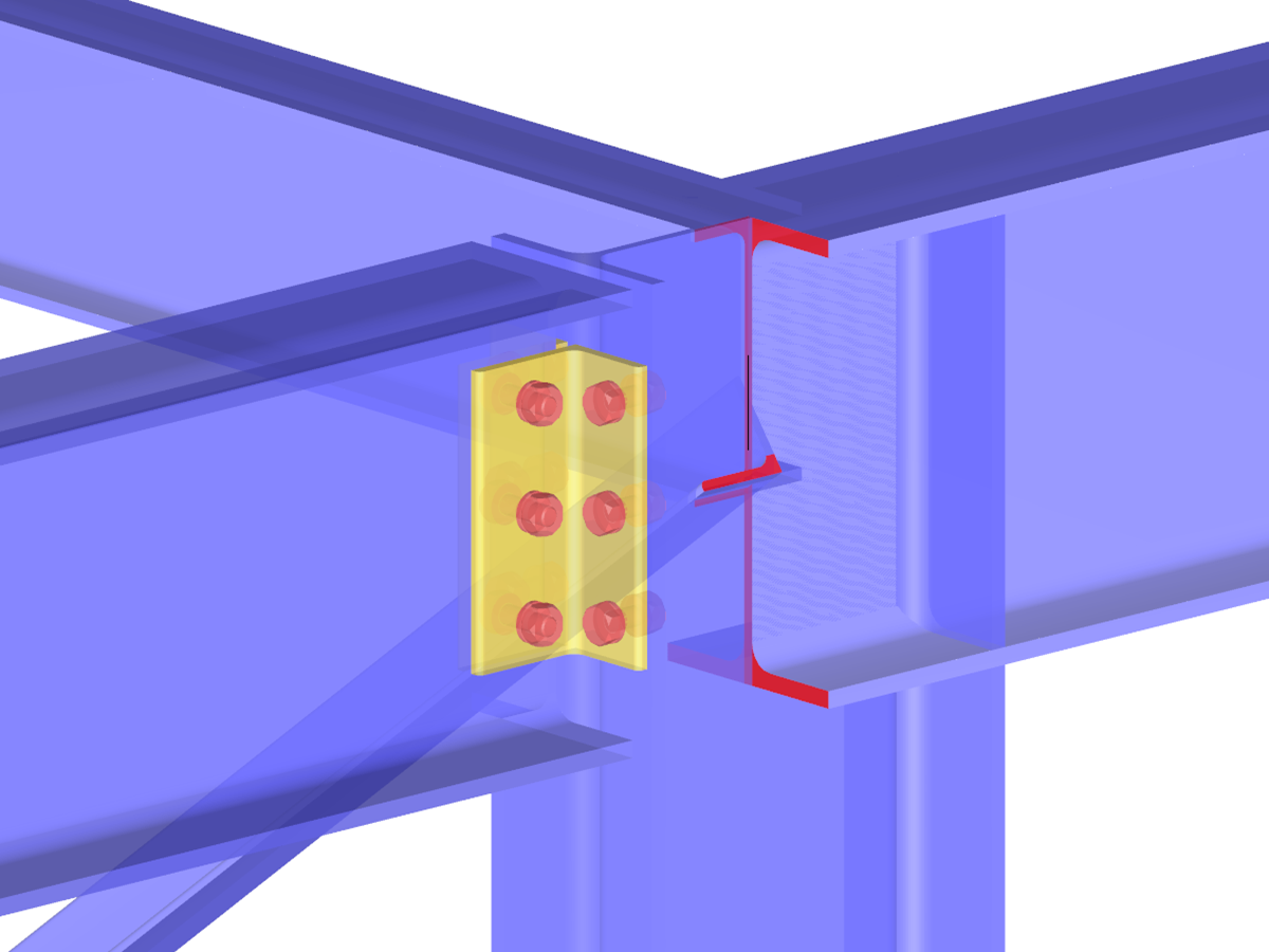 RFEM/RSTAB-Zusatzmodul RF-/RAHMECK Pro | Eckverbindungen für Rahmen nach EC 3