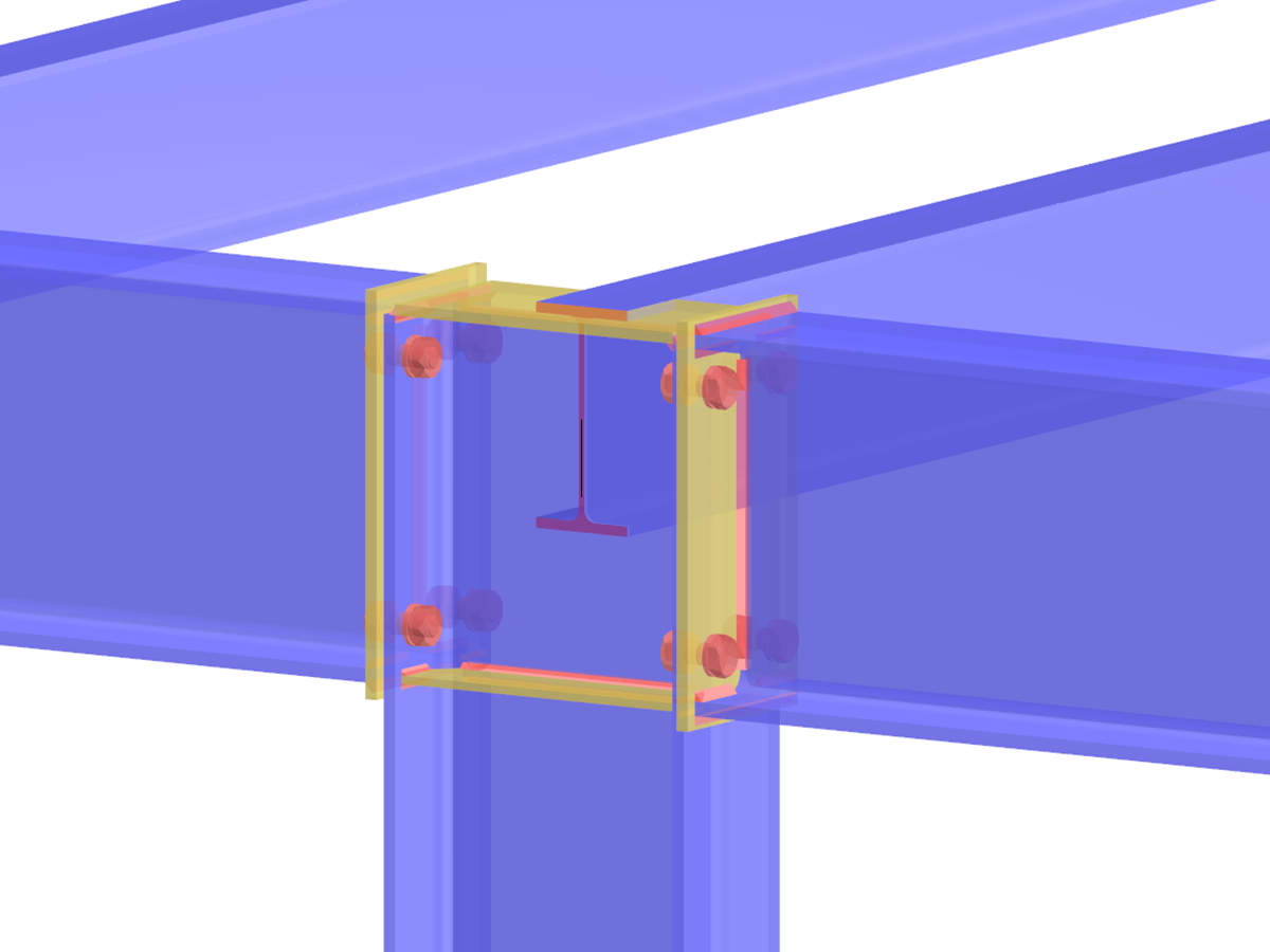 RFEM 5 | JOINTS Steel - Rigid: Соединения по норме EC 3