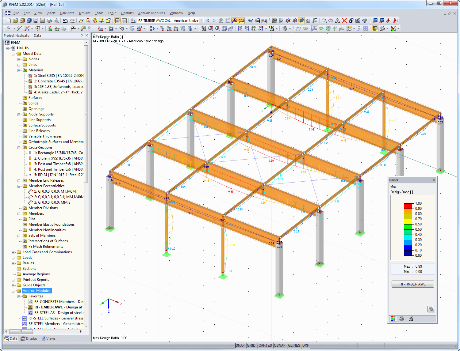 3D rendering with design ratio