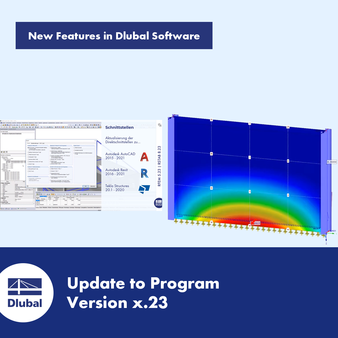 Программа для расчета по МКЭ RFEM \n и программа для расчета каркасов RSTAB