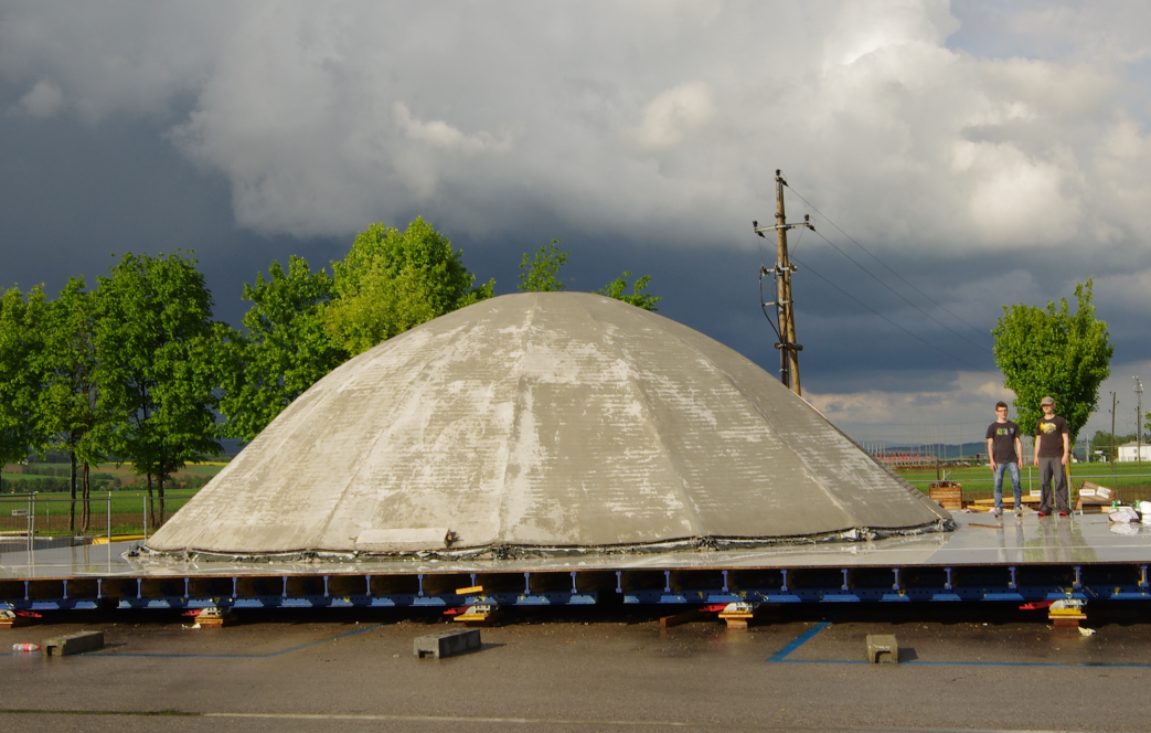 Оболочка после завершения строительства (© TU Wien)