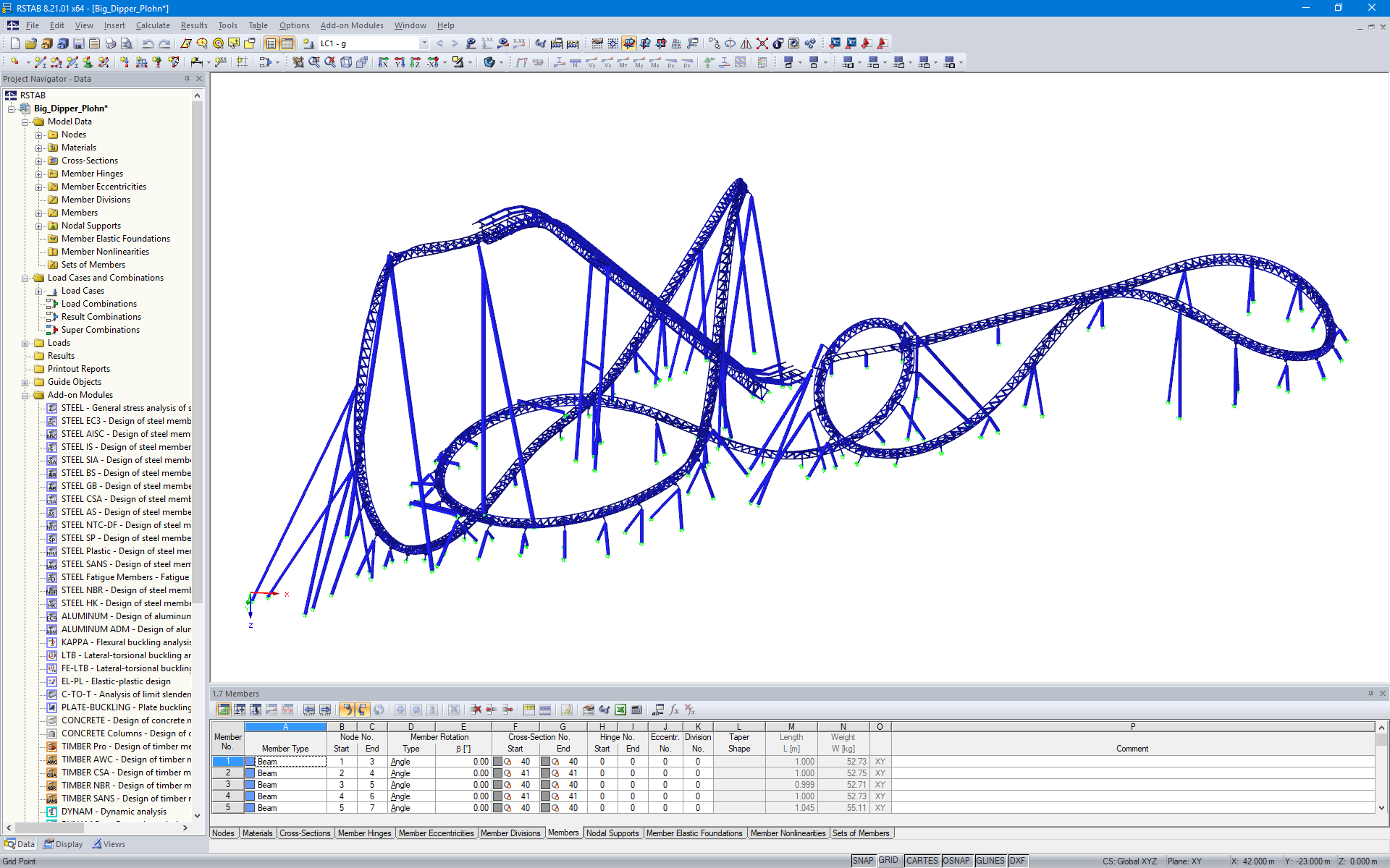 Американская горка Big Dipper Coaster «Dynamite» в парке развлечений и  отдыха Plohn