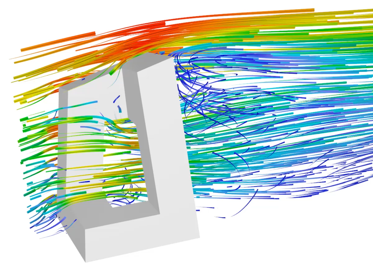 Моделирование воздействий ветра с помощью программы RWIND Simulation и  передача сил ветра в программу RFEM или RSTAB