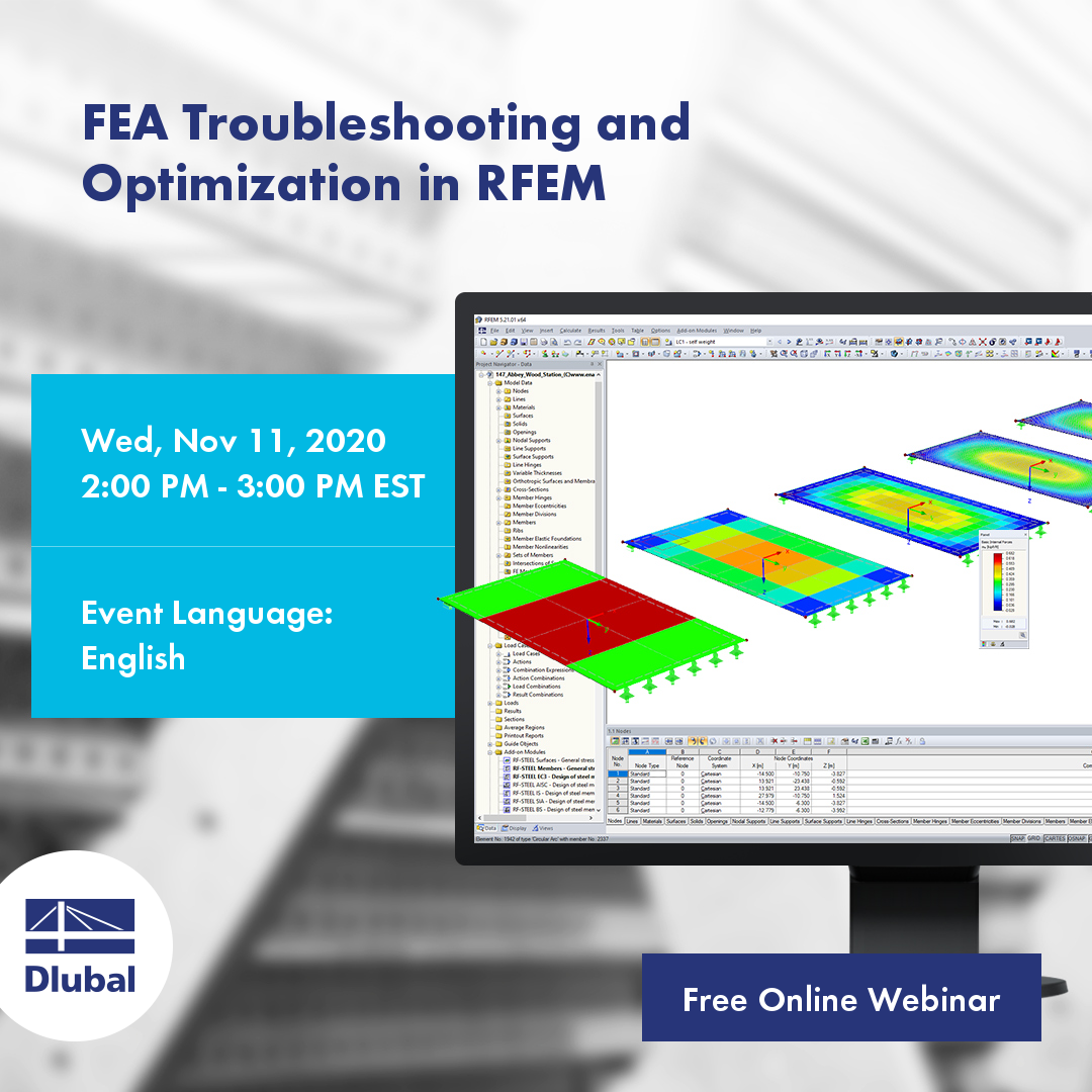 МКЭ - устранение неисправностей и оптимизация в RFEM