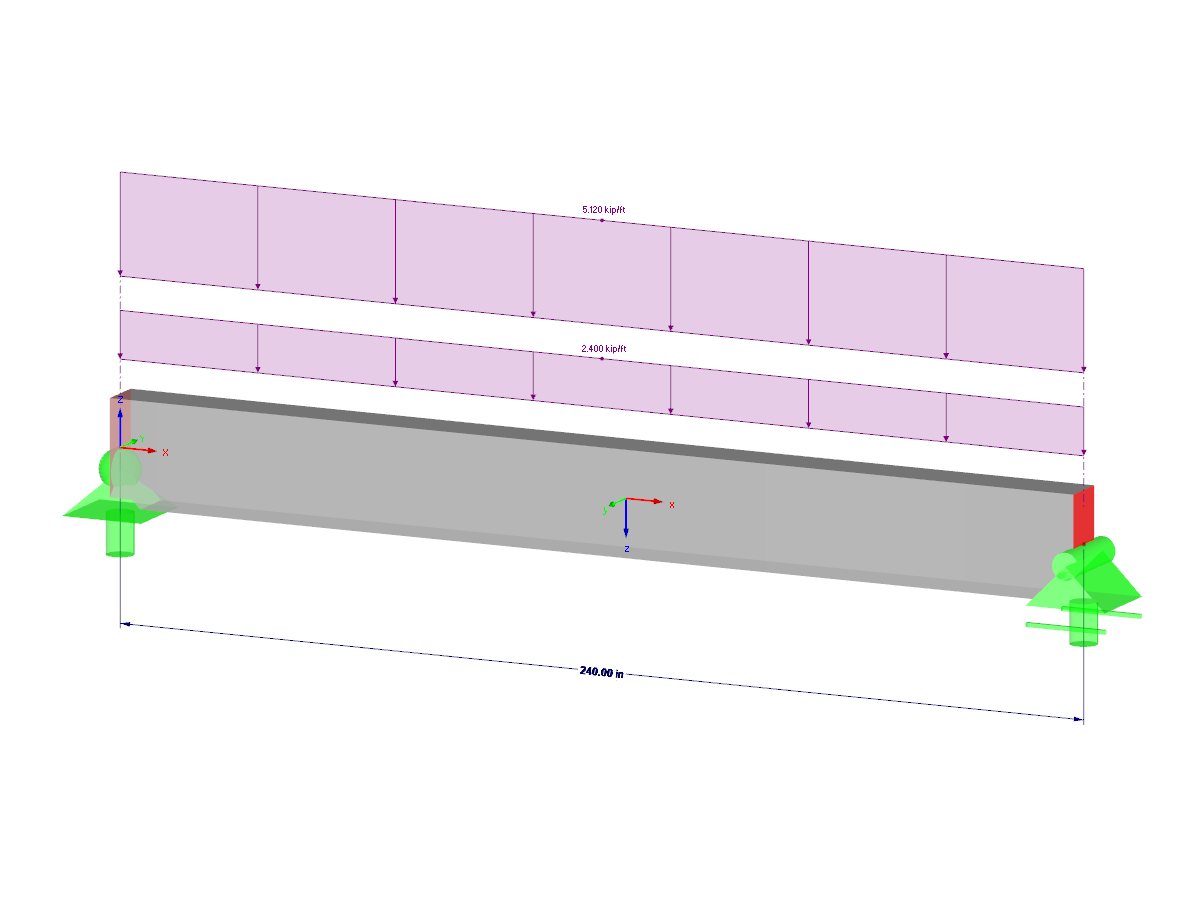 Прочность на сдвиг Vc по норме ACI 318-19