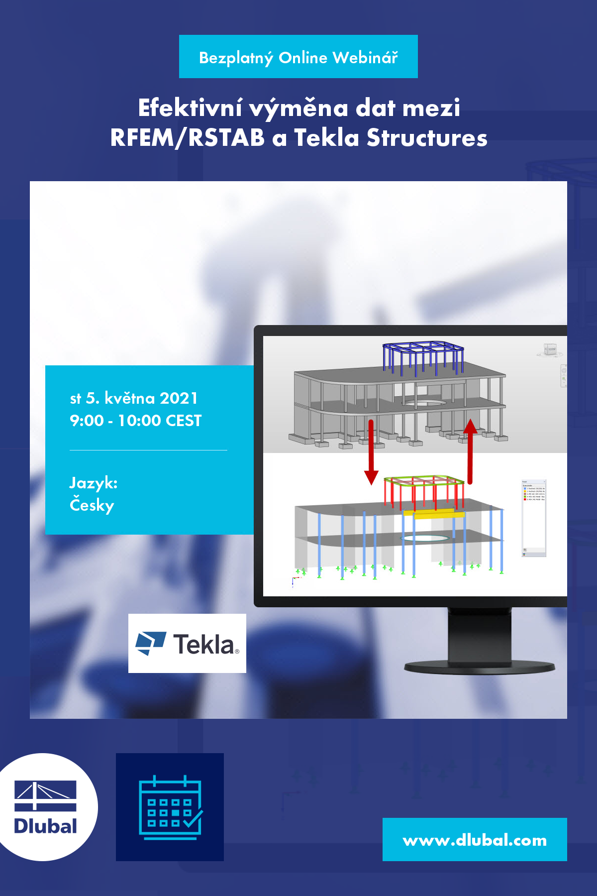 Эффективный обмен данными между RFEM/RSTAB и Tekla Structures