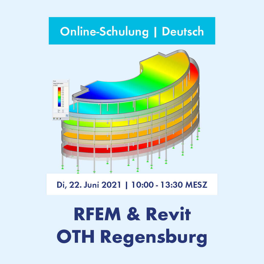 Бесплатное обучение по программе RFEM (BIM и расчет конструкций в RFEM и  Revit) для студентов OTH Regensburg