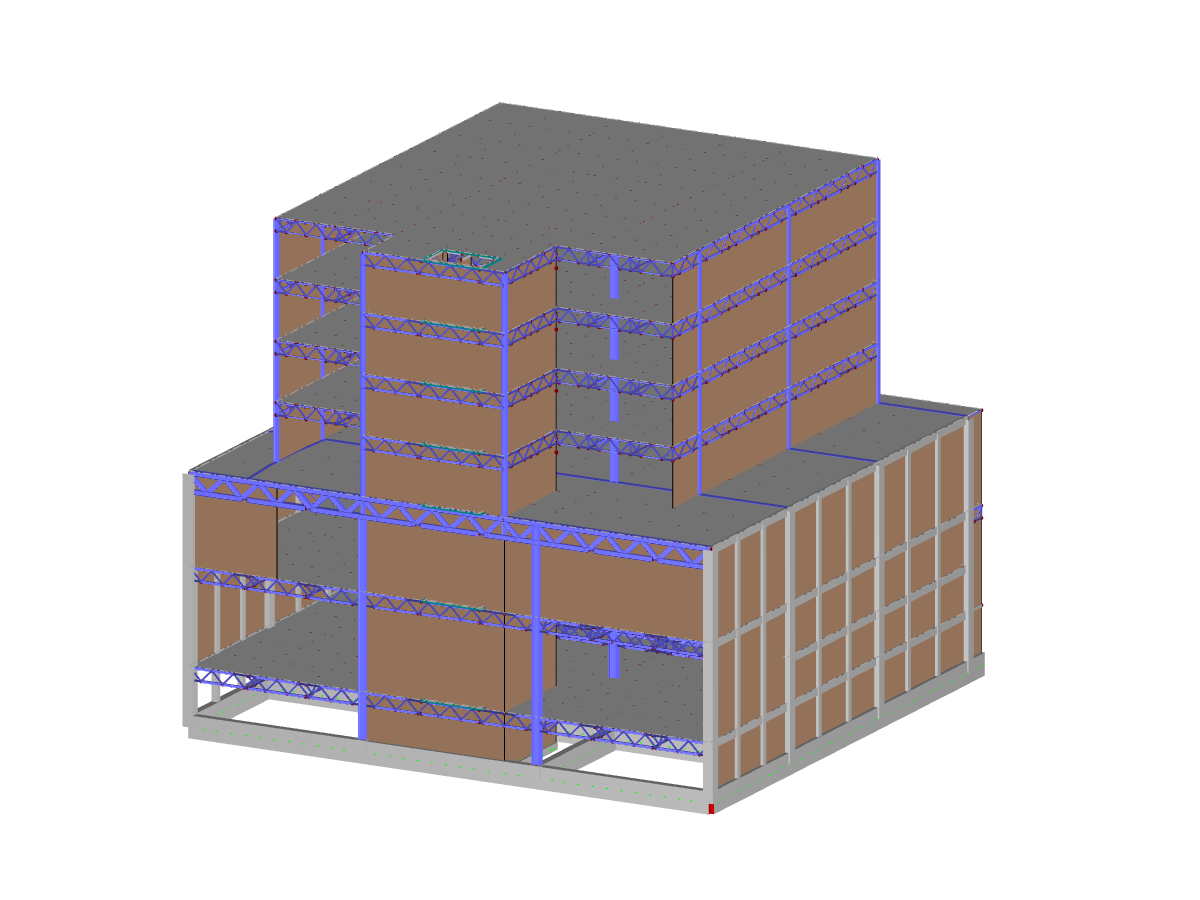 Офисное здание Europlaza Mobility в Вильяэрмосе в программе RFEM