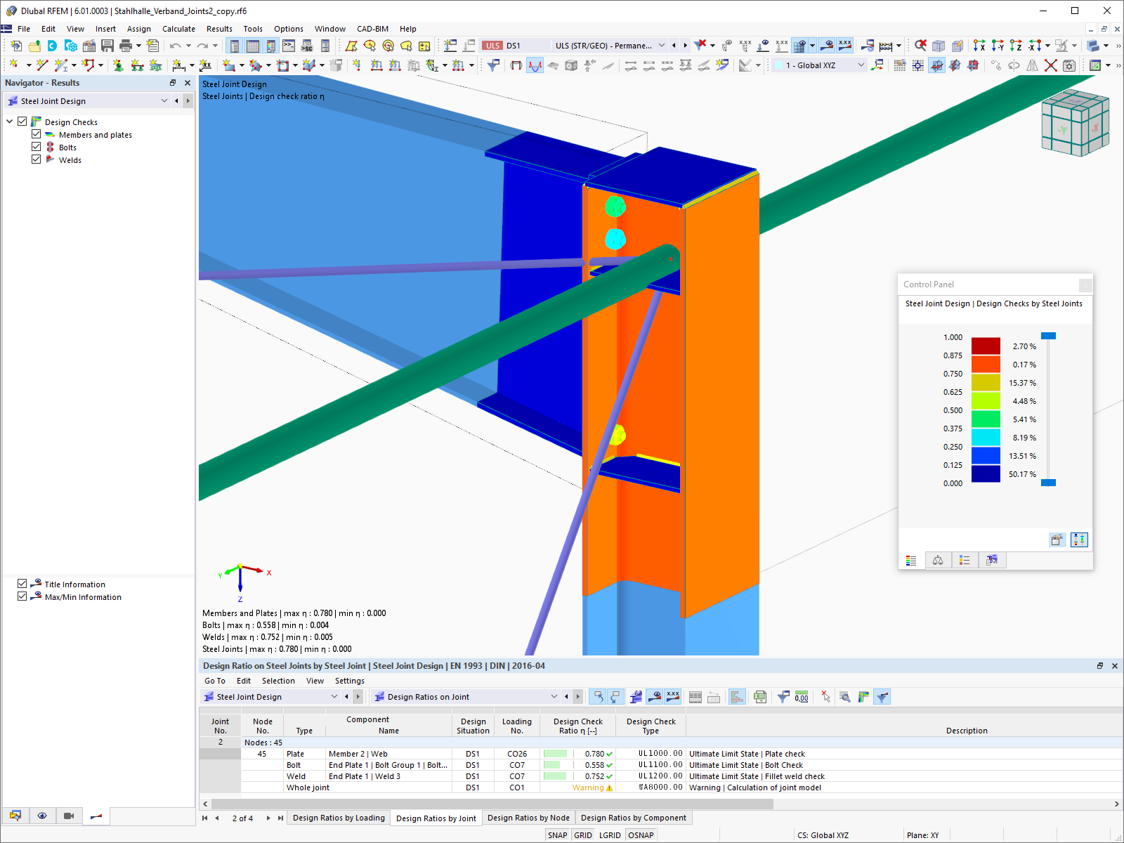 RFEM 6 | Стальные соединения