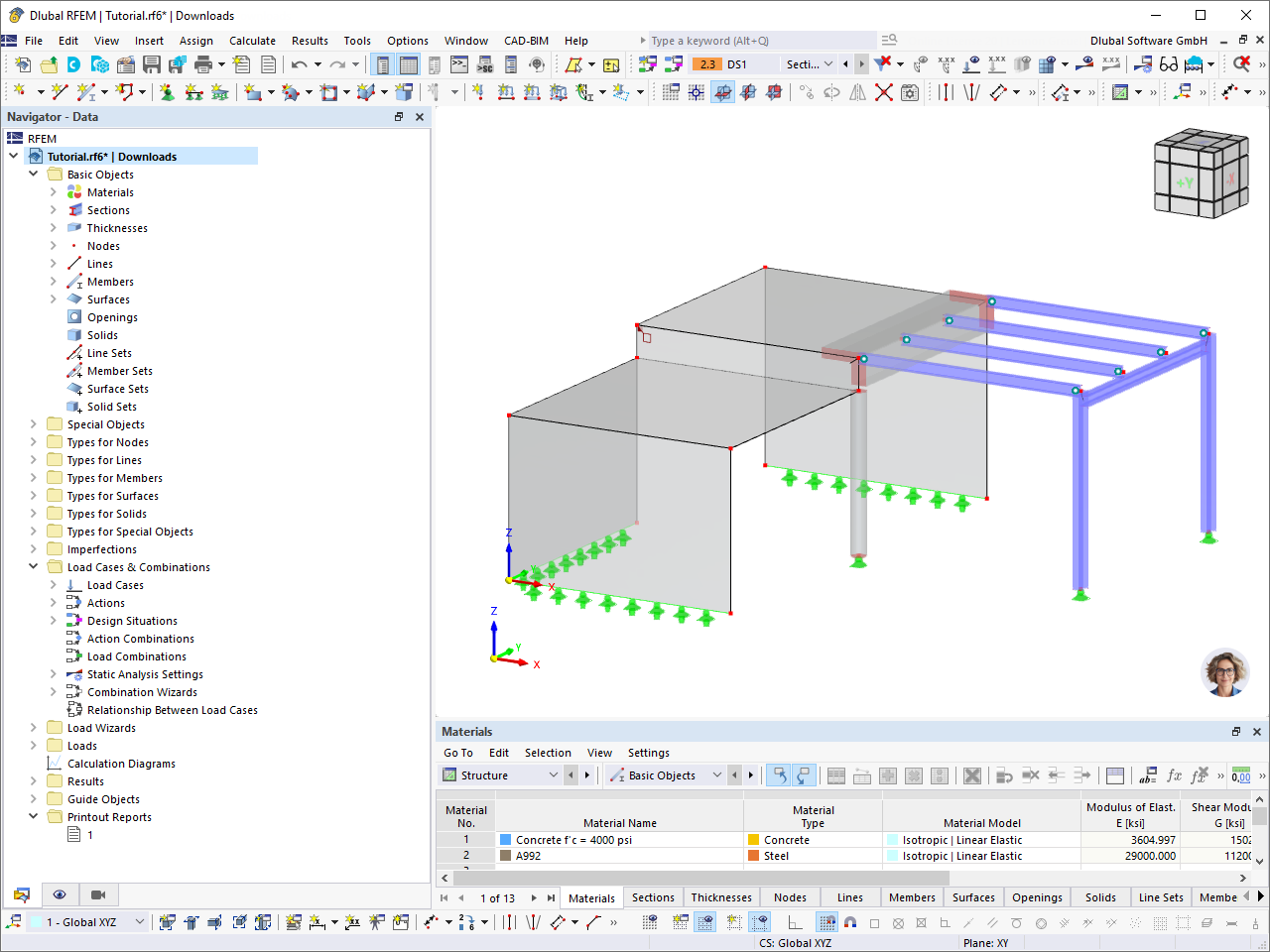 Пользовательский интерфейс RFEM