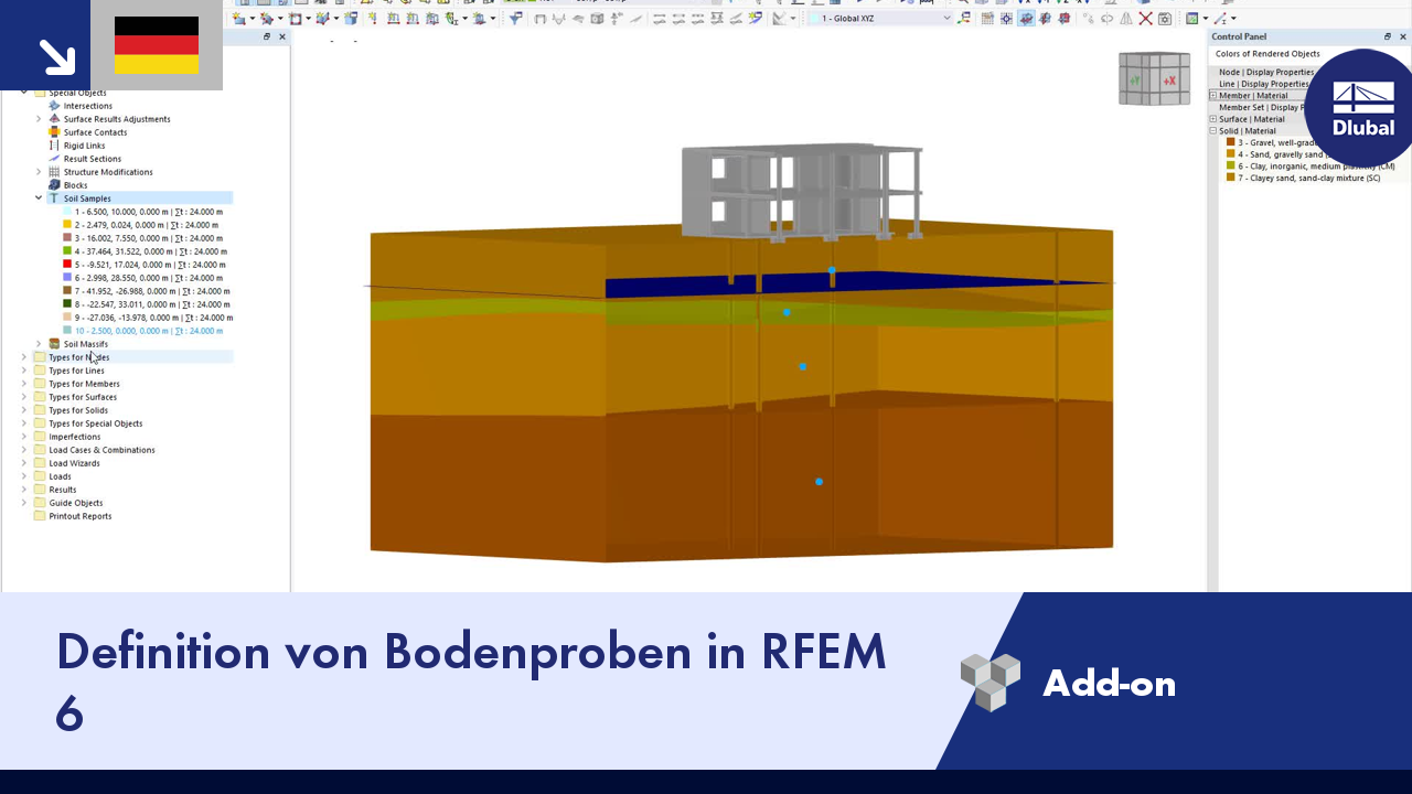 Видео: Определение образцов грунта в RFEM 6