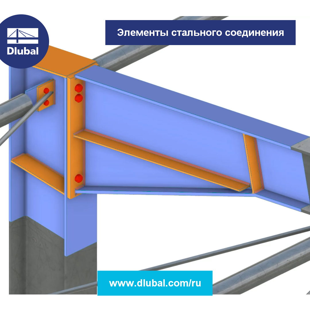 Элементы стального соединения