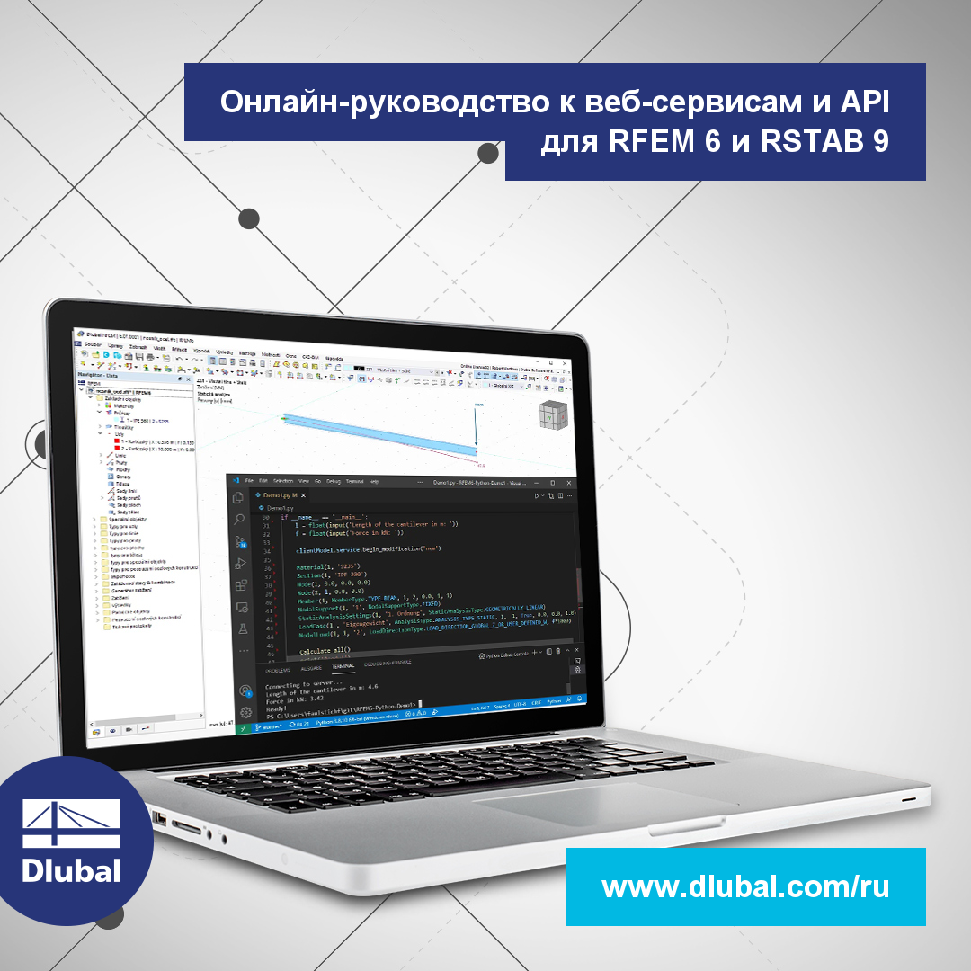 Онлайн-руководство к веб-сервисам и API \n для RFEM 6 и RSTAB 9