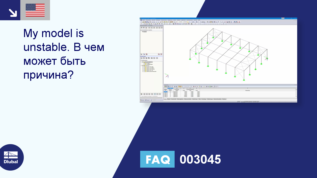 FAQ 003045 | Моя модель нестабильна. В чем может быть причина?