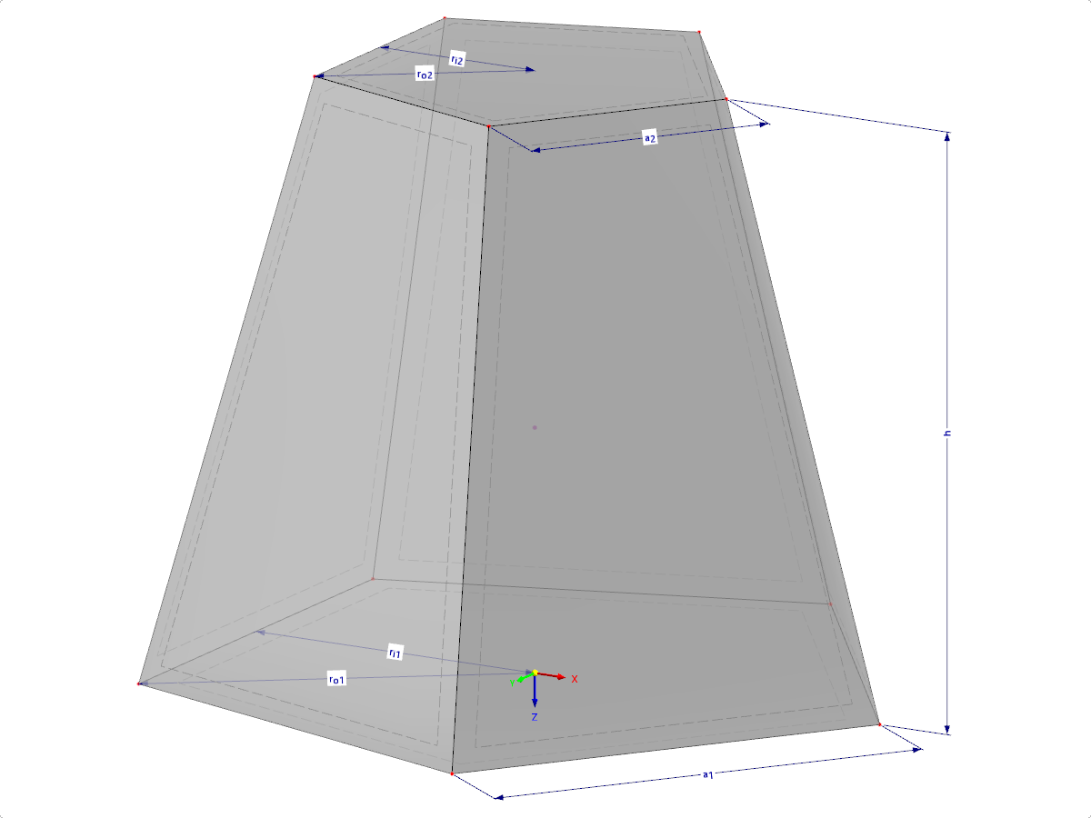 Модель 002184 | SLD022 | Input via Length of Edge, Circumscribed Circle Radius, or Inscribed Circle Radius, with Parameters