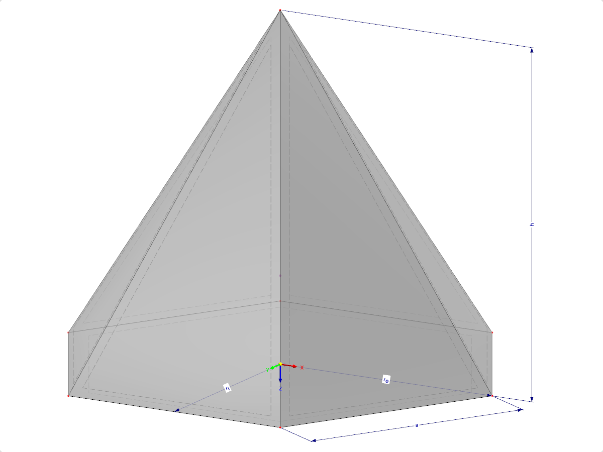 Модель 002200 | SLD031 | Input via Length of Edge, Circumscribed Circle Radius, or Inscribed Circle Radius, with Parameters