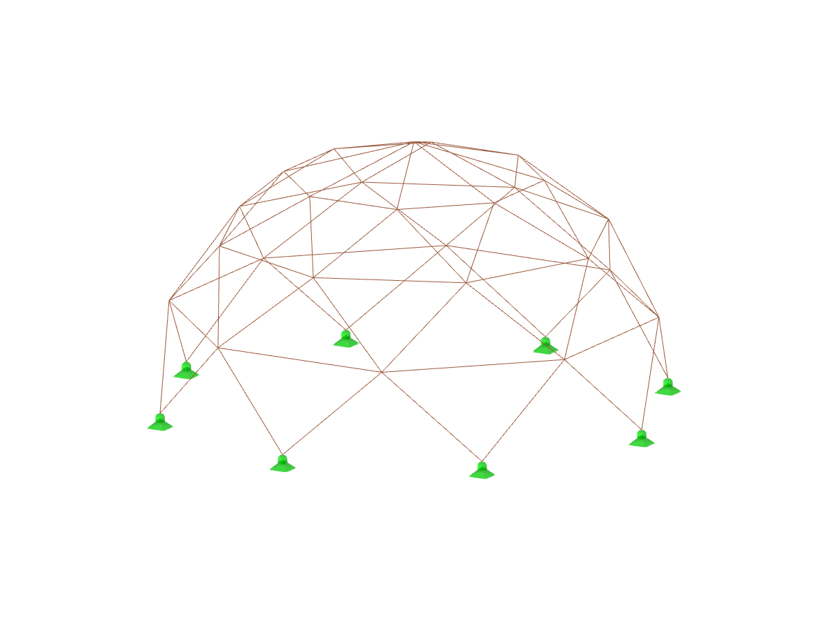Модель 004102 | Геодезический купол