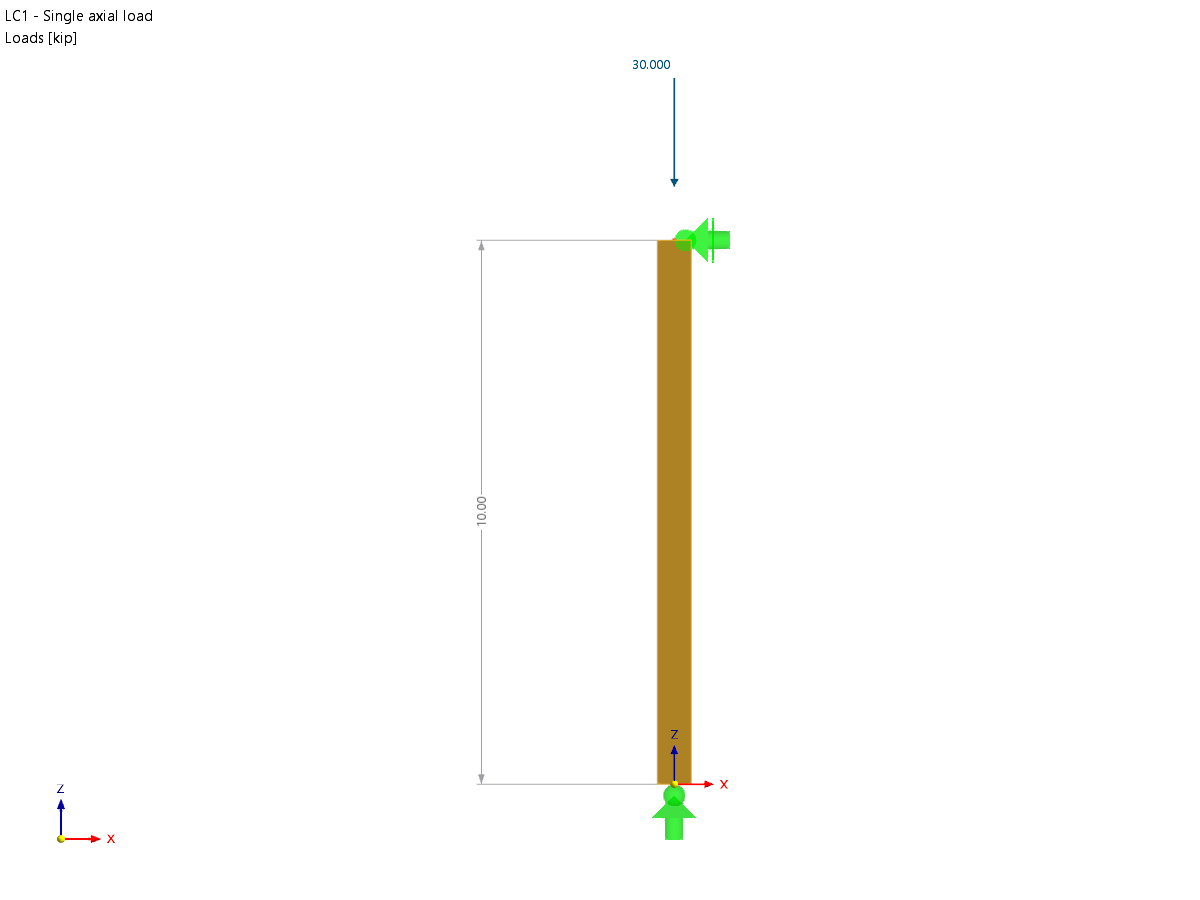 Расчет деревянных колонн NDS 2018 в RFEM 6