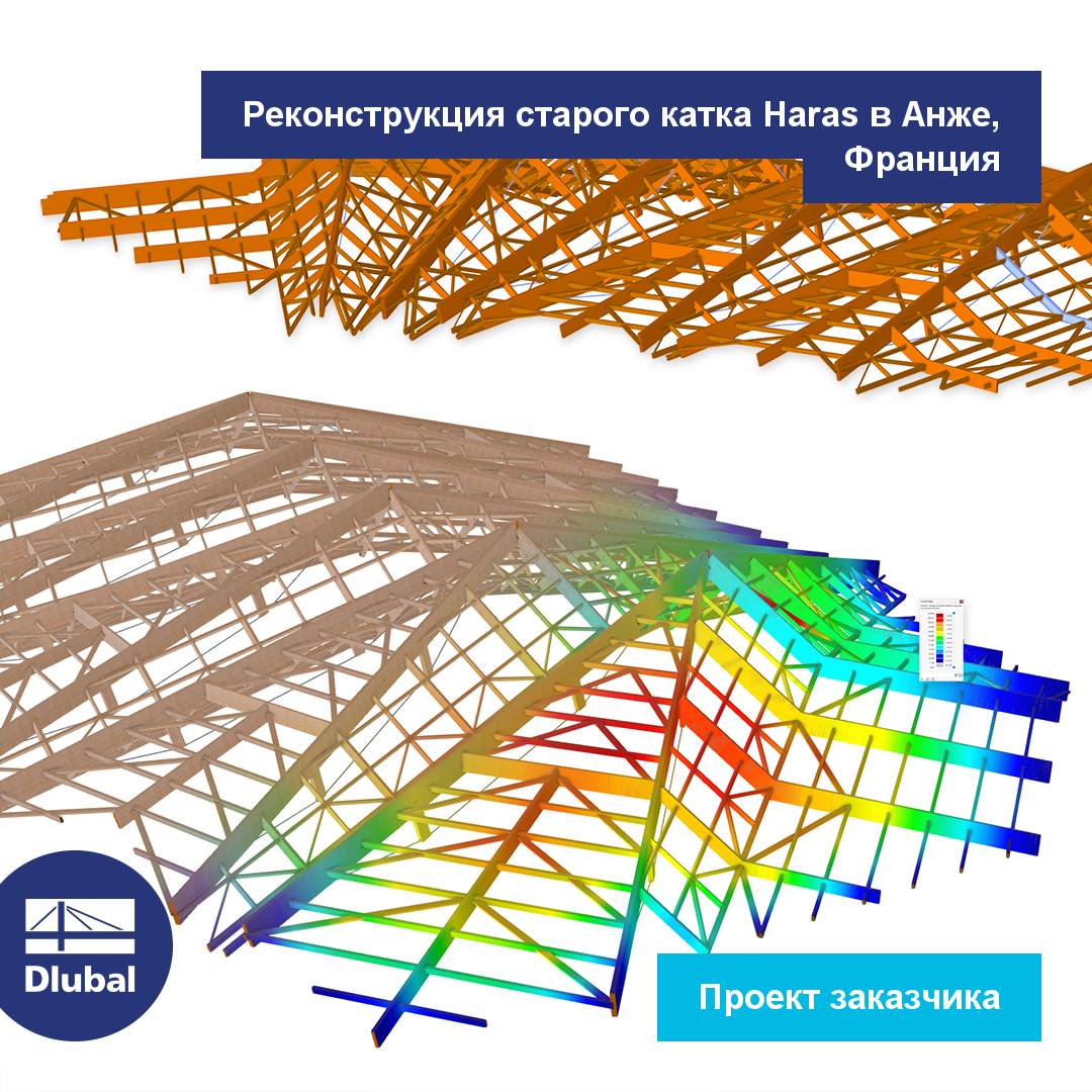 Реконструкция старого катка Haras в Анже, Франция