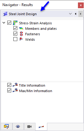 Навигатор - Результаты расчета стальных соединений