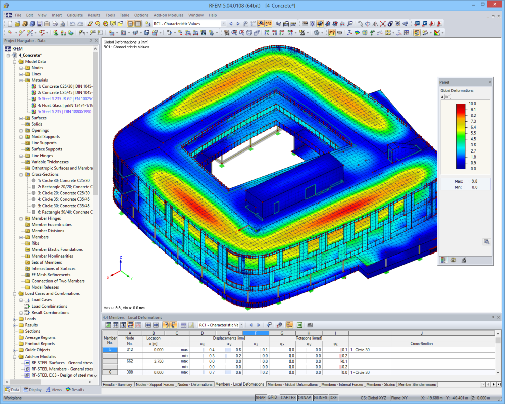 德国Laupheim新建中学 | 德国RFEM设计| RFEM by RFEMEM in Germany德国IngenieurbüroRohmer GmbH www.statik-rohmer.de