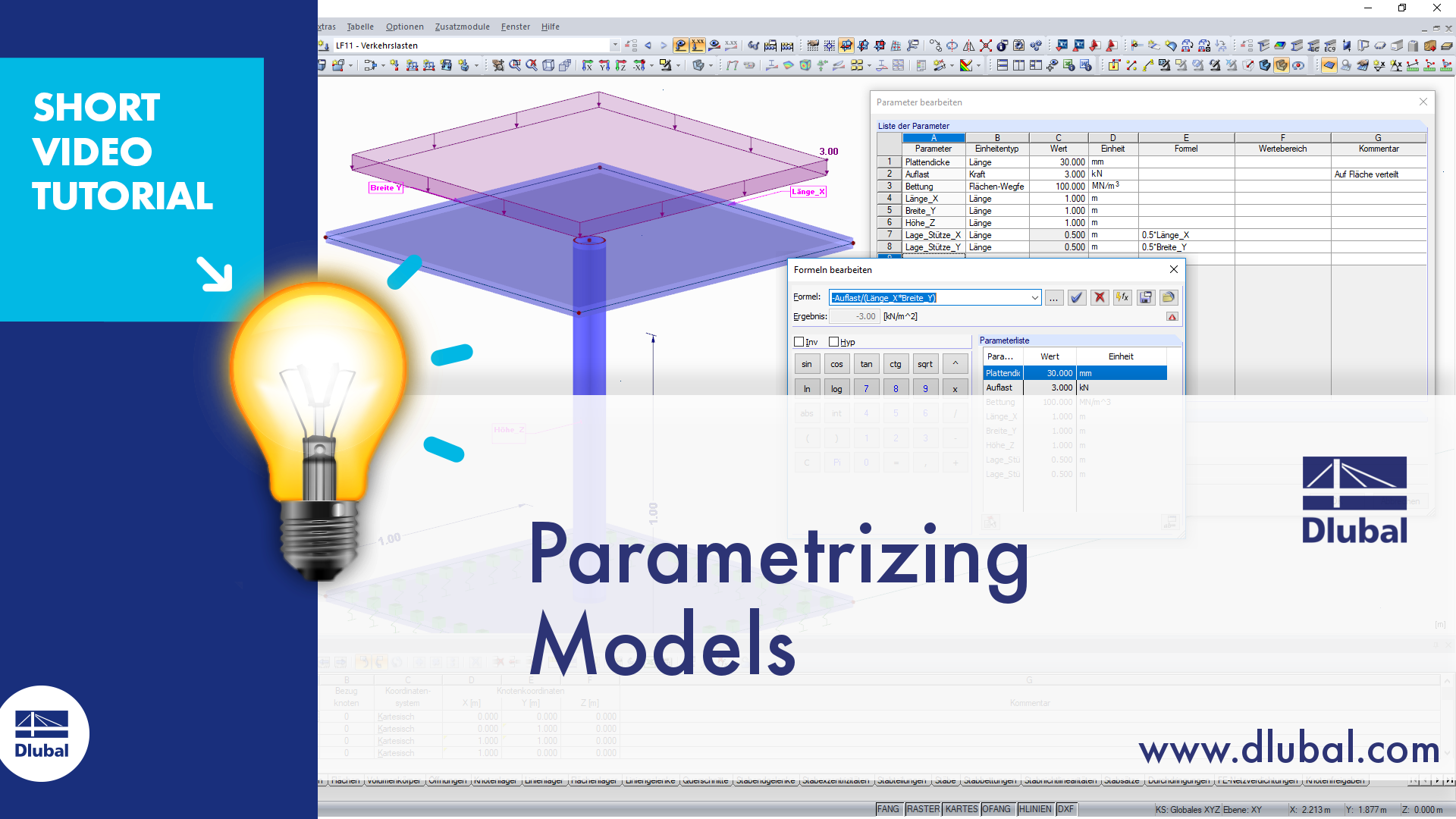 Modelle parametrisieren