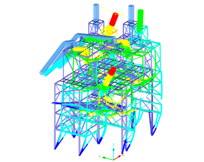 Calculation model 3 in RSTAB (© Kozlowski-Projekt)